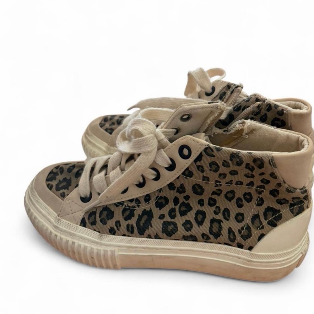 Zara Kids Tan Leopard Sneakers